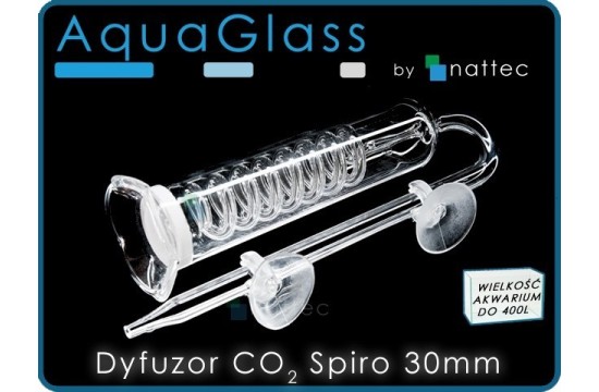 Aqua Glass Spiro Difusor 30mm 