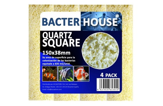 Bacterhouse Quartz Square 150x38mm Pack 4