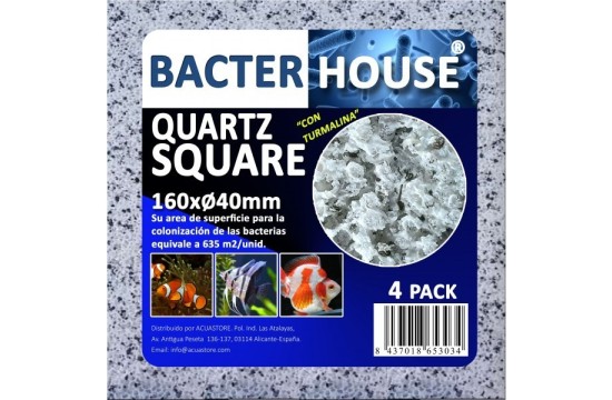 Bacterhouse Quartz Square 160x40mm Pack 4