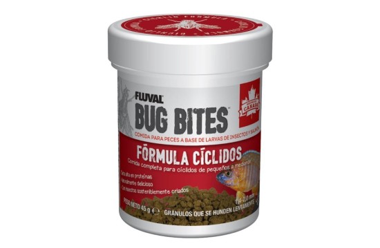 Fluval Bug Bites Gránulos Formula Ciclido 45g