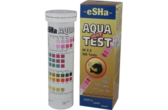 Esha Aqua Quick Test 6 en 1 (50 Tiras Multitest)