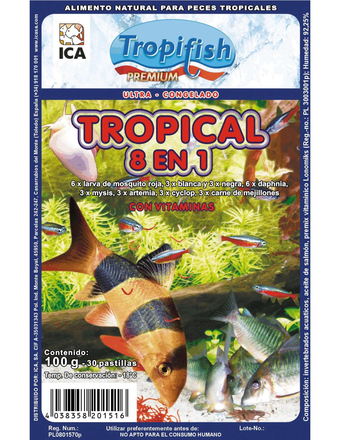  TropiFish Tropical 8 En 1