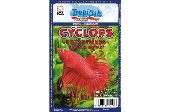 TropiFish Cyclops Intensificador de Color 100g