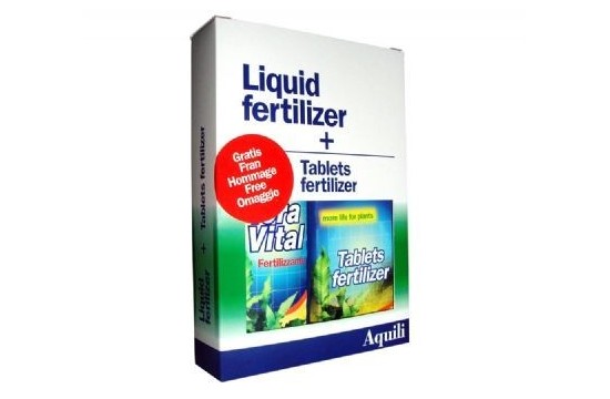 Fertilizante Liquido (250ml) + Fertilizante Comprimidos (12 unidades)