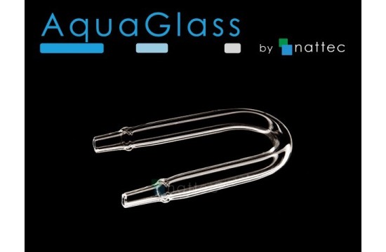 Aqua Glass tubo de vidrio para tubos de 6 mm (en forma de U)